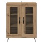 vidaXL Πλαϊνό γραφείο Artisan Oak 69,5 x 34 x 90 εκ.