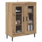 vidaXL Πλαϊνό γραφείο Artisan Oak 69,5 x 34 x 90 εκ.