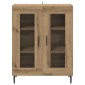 vidaXL Πλαϊνό γραφείο Artisan Oak 69,5 x 34 x 90 εκ.