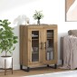 vidaXL Πλαϊνό γραφείο Artisan Oak 69,5 x 34 x 90 εκ.