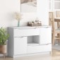 vidaXL Πλαϊνό γραφείο Λευκό 100 x 30 x 65,6 Επεξεργασμένο Ξύλο