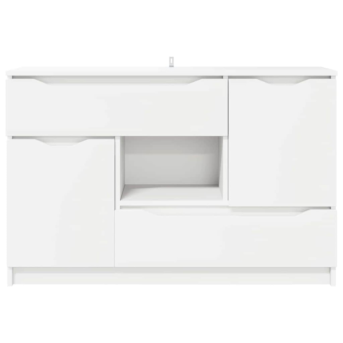 vidaXL Πλαϊνό γραφείο Λευκό 100 x 30 x 65,6 Επεξεργασμένο Ξύλο
