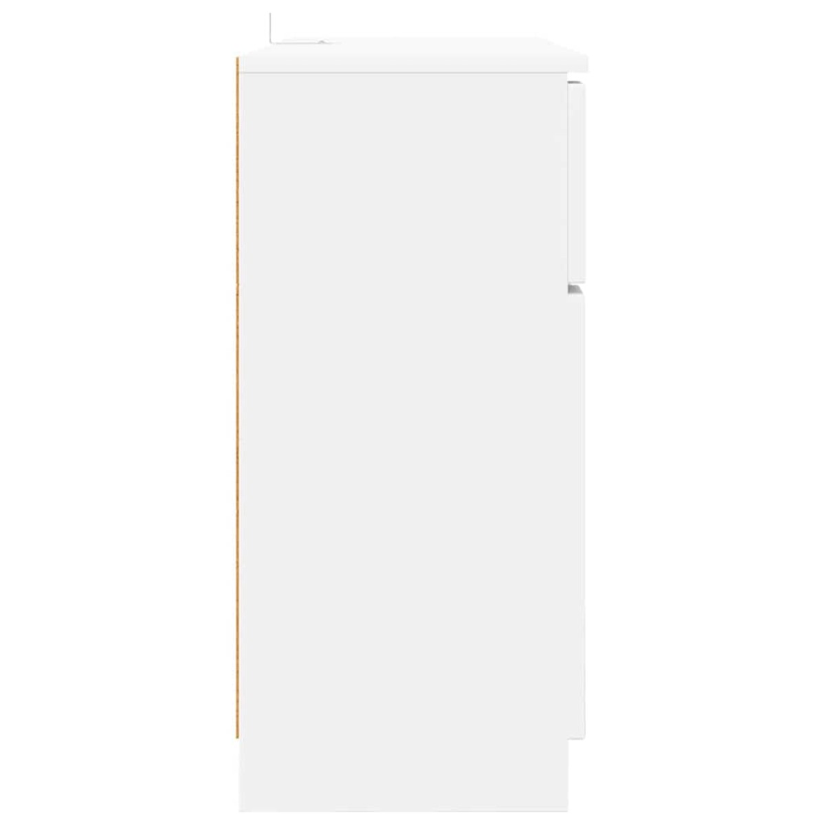 vidaXL Πλαϊνό γραφείο Λευκό 100 x 30 x 65,6 Επεξεργασμένο Ξύλο