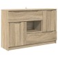 vidaXL Πλαϊνό γραφείο Δρύς Sonoma 100 x 30 x 65,6 Επεξεργασμένο Ξύλο