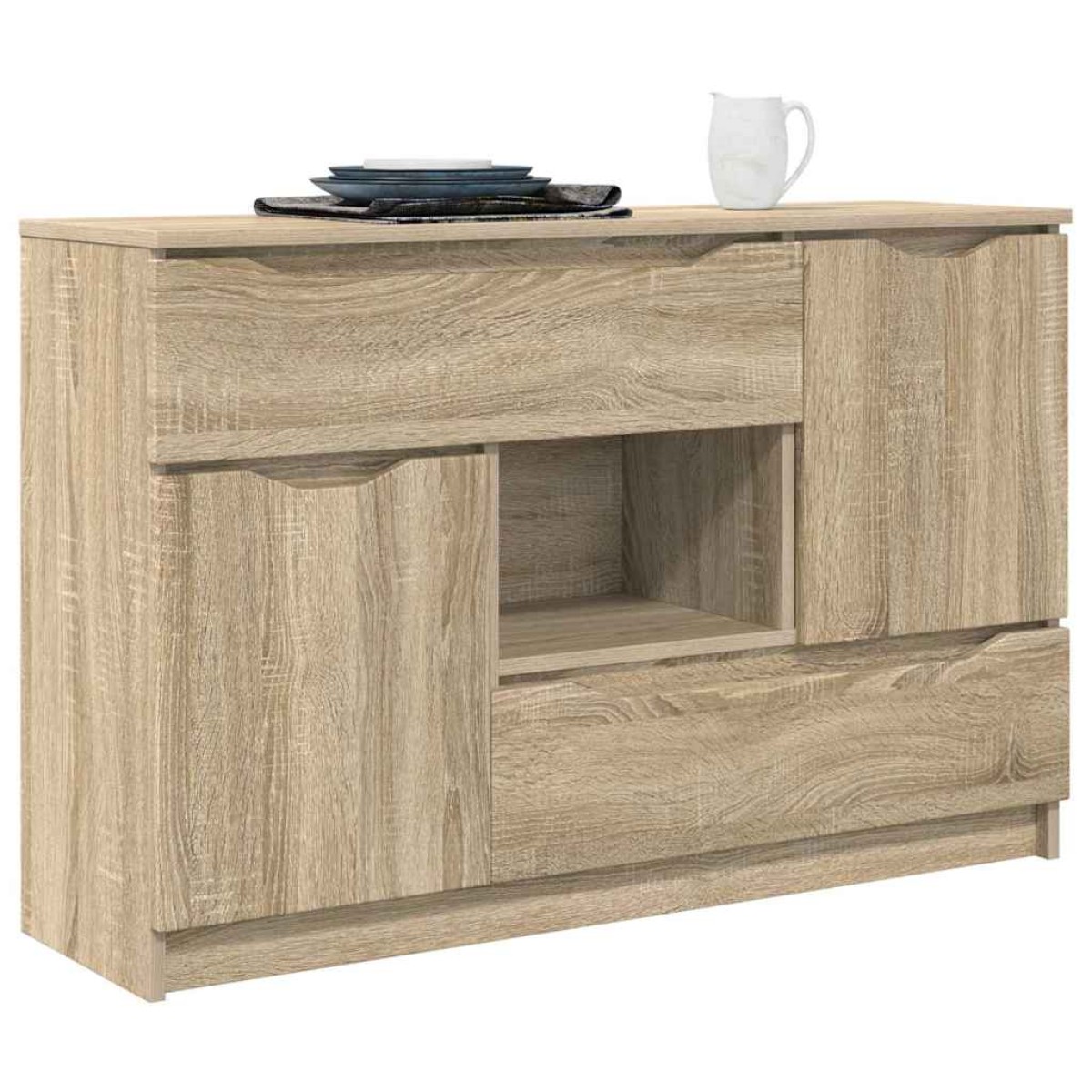 vidaXL Πλαϊνό γραφείο Δρύς Sonoma 100 x 30 x 65,6 Επεξεργασμένο Ξύλο