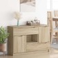 vidaXL Πλαϊνό γραφείο Δρύς Sonoma 100 x 30 x 65,6 Επεξεργασμένο Ξύλο