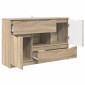 vidaXL Πλαϊνό γραφείο Δρύς Sonoma 100 x 30 x 65,6 Επεξεργασμένο Ξύλο