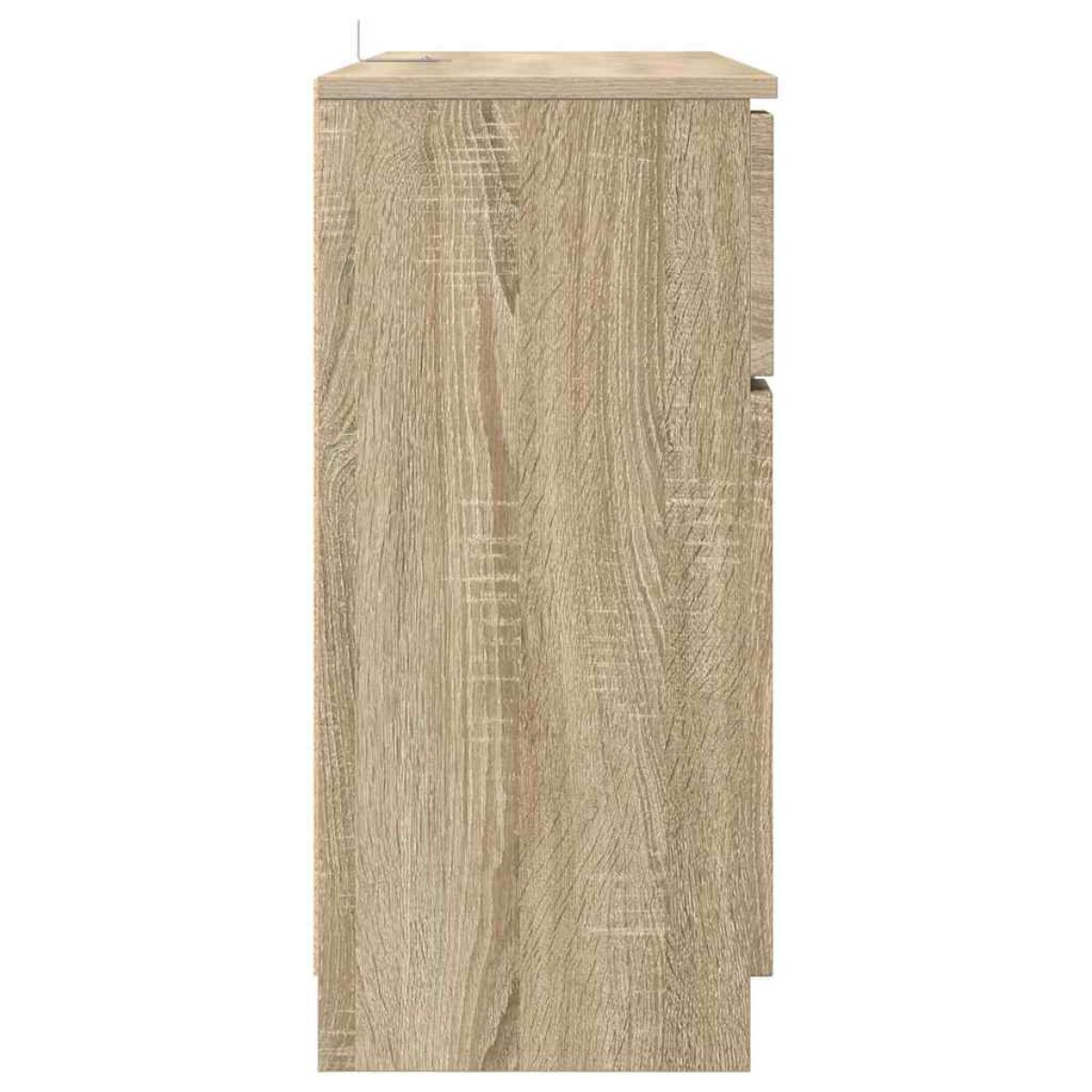 vidaXL Πλαϊνό γραφείο Δρύς Sonoma 100 x 30 x 65,6 Επεξεργασμένο Ξύλο
