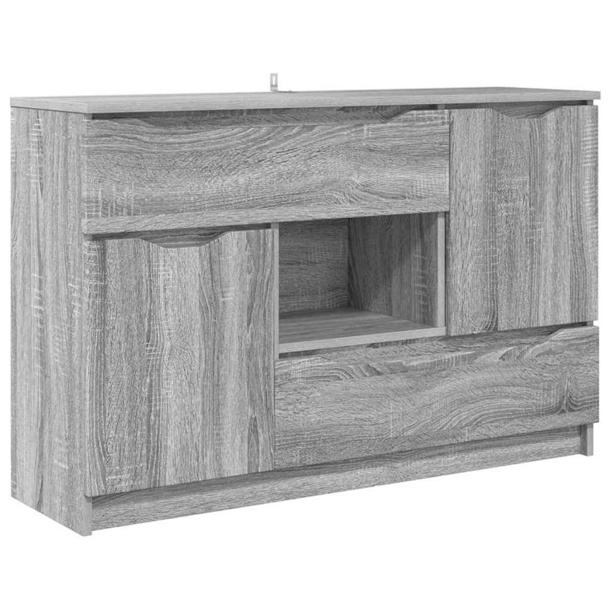 vidaXL Πλαϊνό γραφείο Γκρίζο Σονομα 100 x 30 x 65,6 Επεξεργασμένο Ξύλο