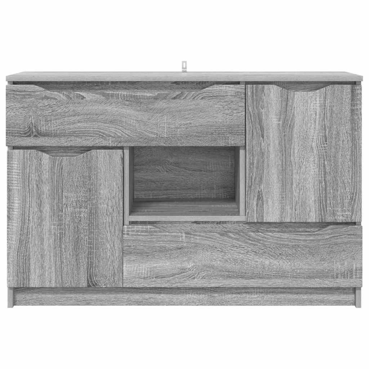vidaXL Πλαϊνό γραφείο Γκρίζο Σονομα 100 x 30 x 65,6 Επεξεργασμένο Ξύλο