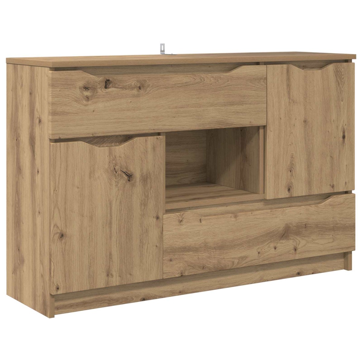vidaXL Πλαϊνό γραφείο Artisan Oak 100 x 30 x 65,6 Επεξεργασμένο Ξύλο
