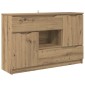 vidaXL Πλαϊνό γραφείο Artisan Oak 100 x 30 x 65,6 Επεξεργασμένο Ξύλο