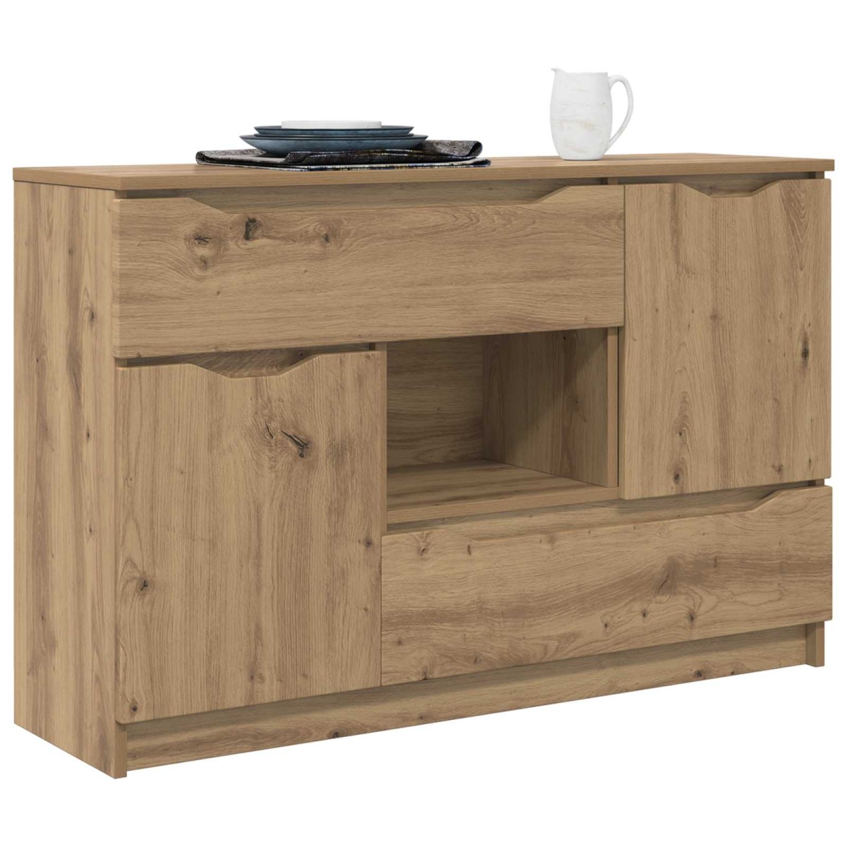 vidaXL Πλαϊνό γραφείο Artisan Oak 100 x 30 x 65,6 Επεξεργασμένο Ξύλο