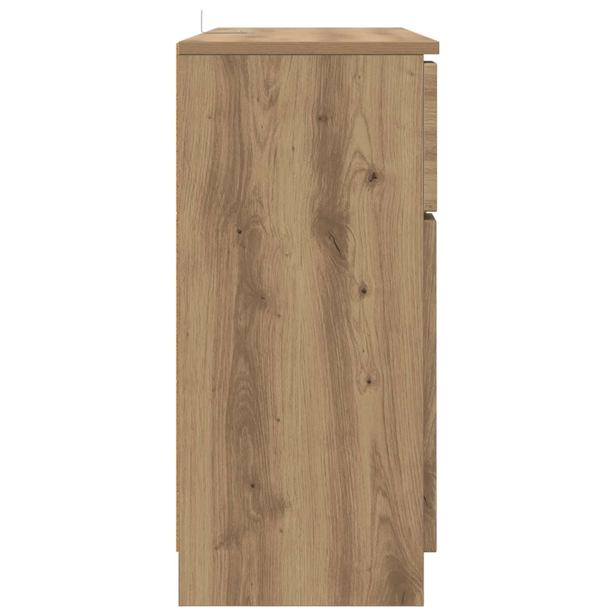vidaXL Πλαϊνό γραφείο Artisan Oak 100 x 30 x 65,6 Επεξεργασμένο Ξύλο