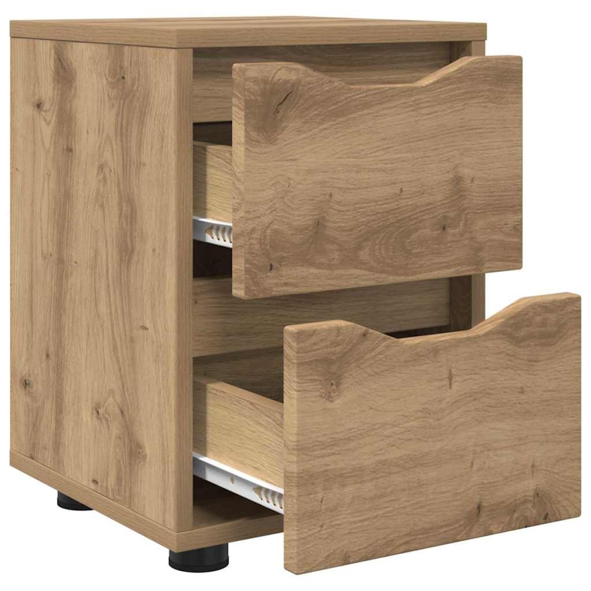 vidaXL Κομοδίνα 2 τμχ. Artisan Oak 30,5 x 30 x 43 εκ