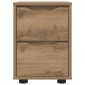 vidaXL Κομοδίνα 2 τμχ. Artisan Oak 30,5 x 30 x 43 εκ