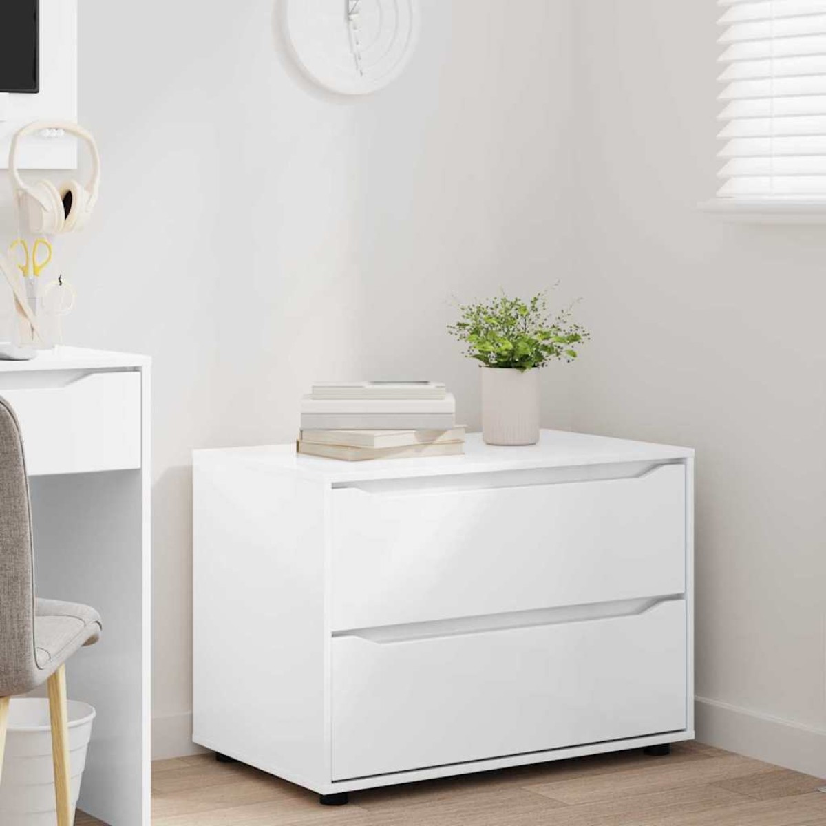 vidaXL Ντουλάπι αποθήκευσης 80 x 48 x 57 εκ Επεξεργασμένο Ξύλο