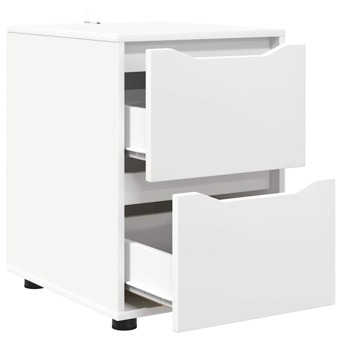 vidaXL Ντουλάπι αποθήκευσης 40 x 48 x 57 εκ Επεξεργασμένο Ξύλο Λευκό