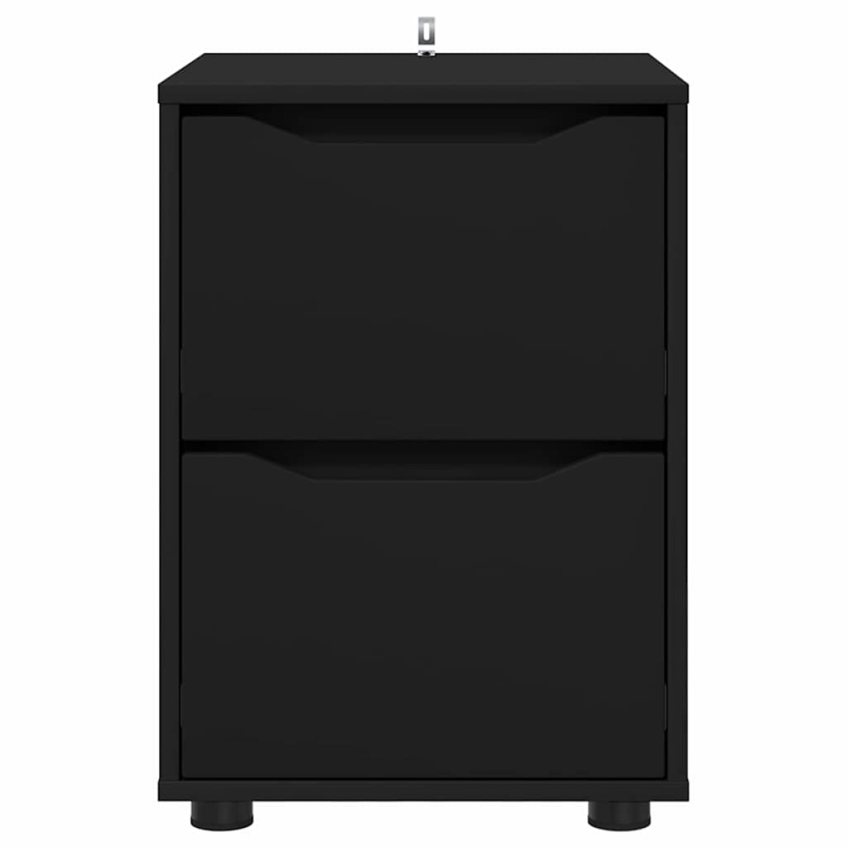 vidaXL Ντουλάπι αποθήκευσης 40 x 48 x 57 εκ Επεξεργασμένο Ξύλο Μαύρο