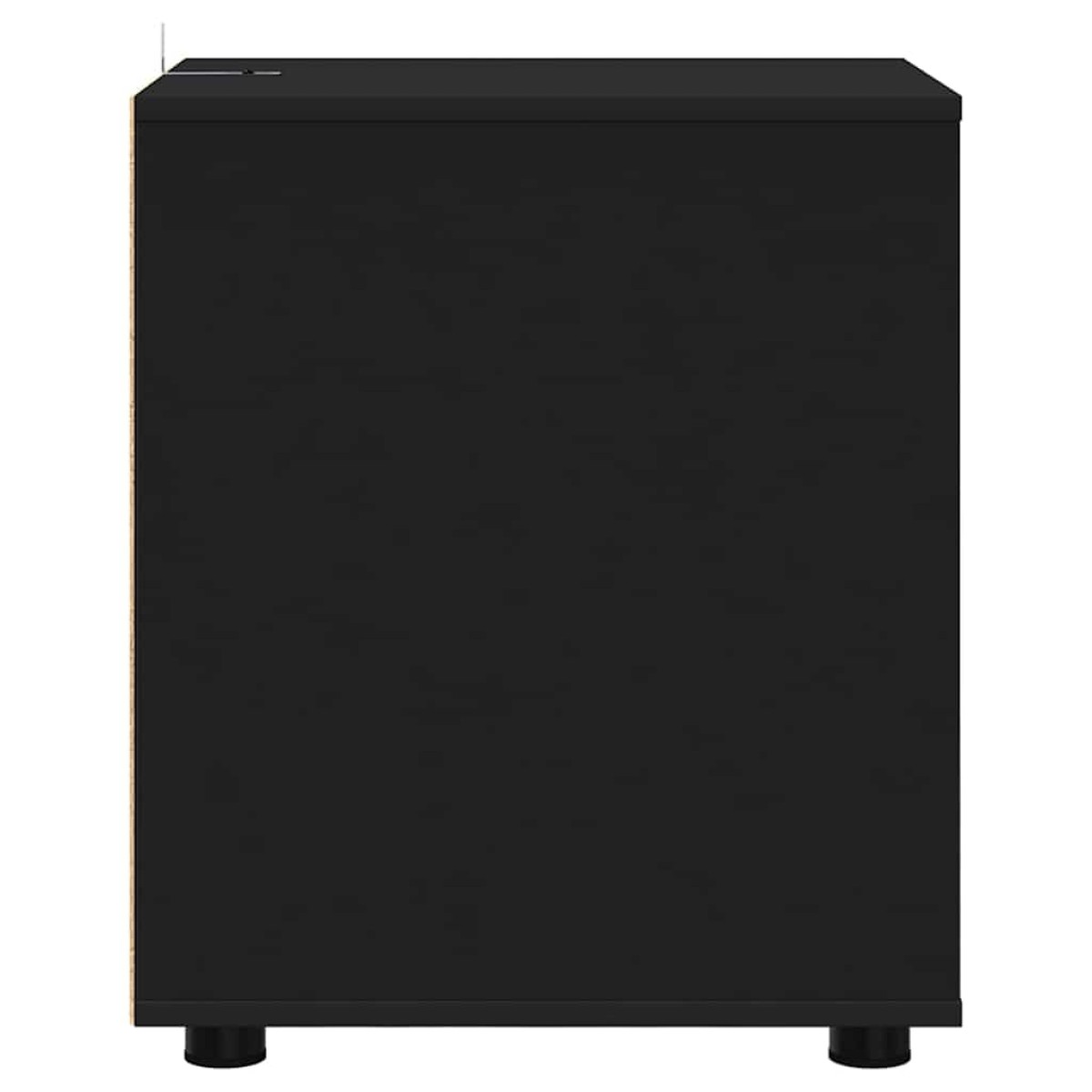vidaXL Ντουλάπι αποθήκευσης 40 x 48 x 57 εκ Επεξεργασμένο Ξύλο Μαύρο