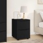 vidaXL Ντουλάπι αποθήκευσης 40 x 48 x 57 εκ Επεξεργασμένο Ξύλο Μαύρο