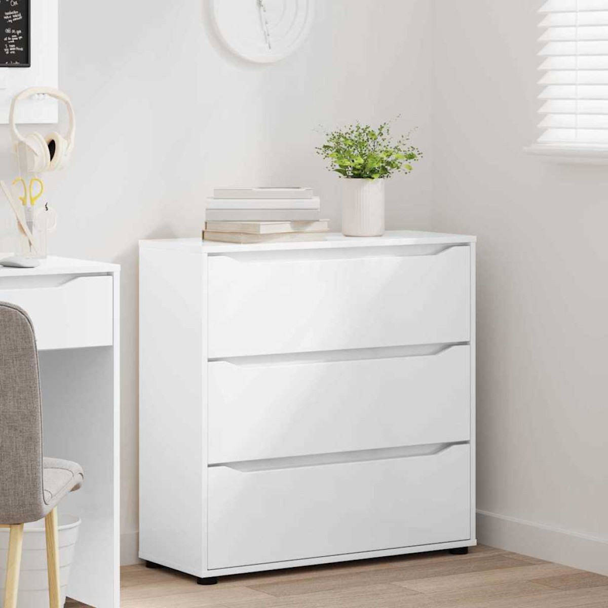 vidaXL Ντουλάπι αποθήκευσης 80 x 31 x 81 εκ Επεξεργασμένο Ξύλο