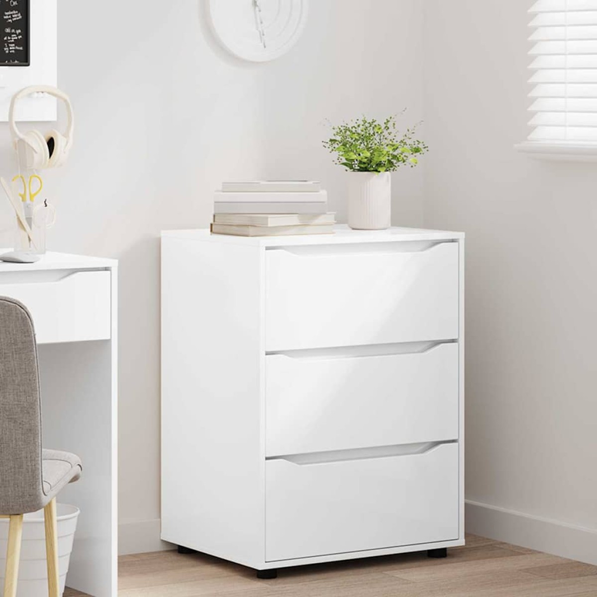 vidaXL Ντουλάπι αποθήκευσης 60 x 48 x 81 εκ Επεξεργασμένο Ξύλο