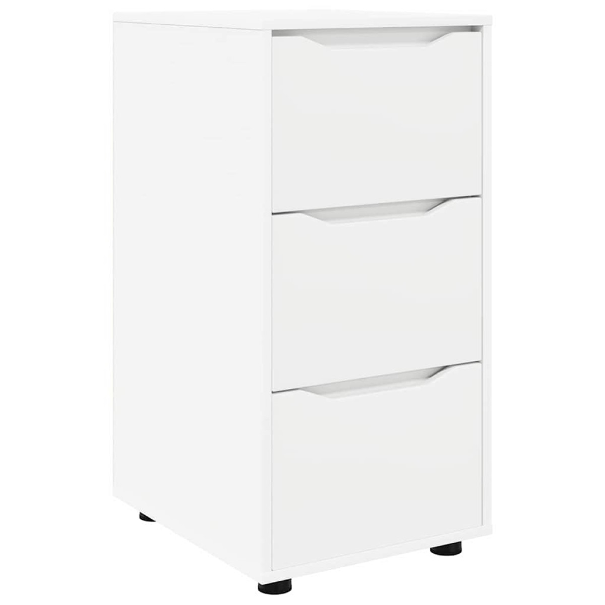 vidaXL Ντουλάπι αποθήκευσης 40 x 48 x 81 εκ Επεξεργασμένο Ξύλο Λευκό