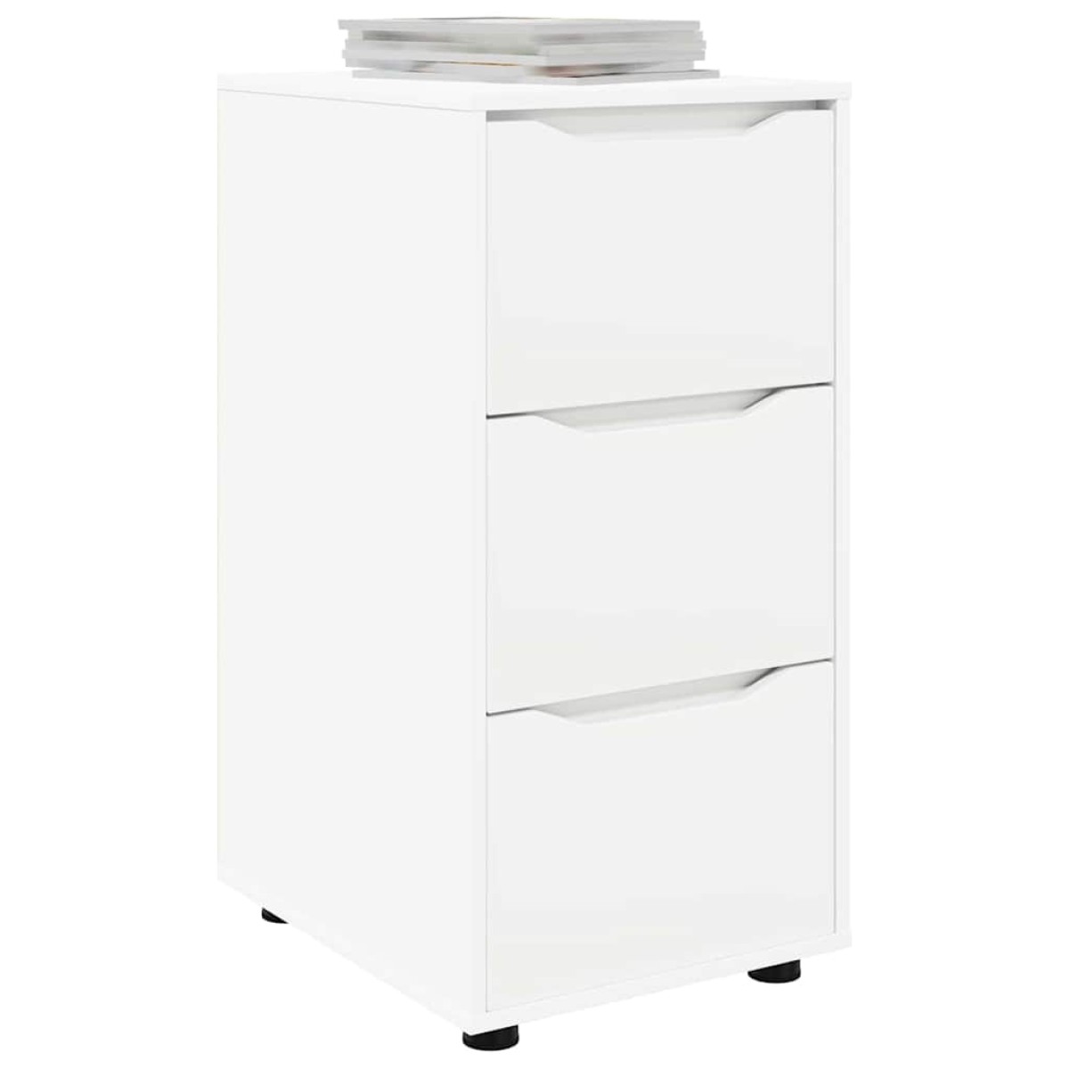 vidaXL Ντουλάπι αποθήκευσης 40 x 48 x 81 εκ Επεξεργασμένο Ξύλο Λευκό