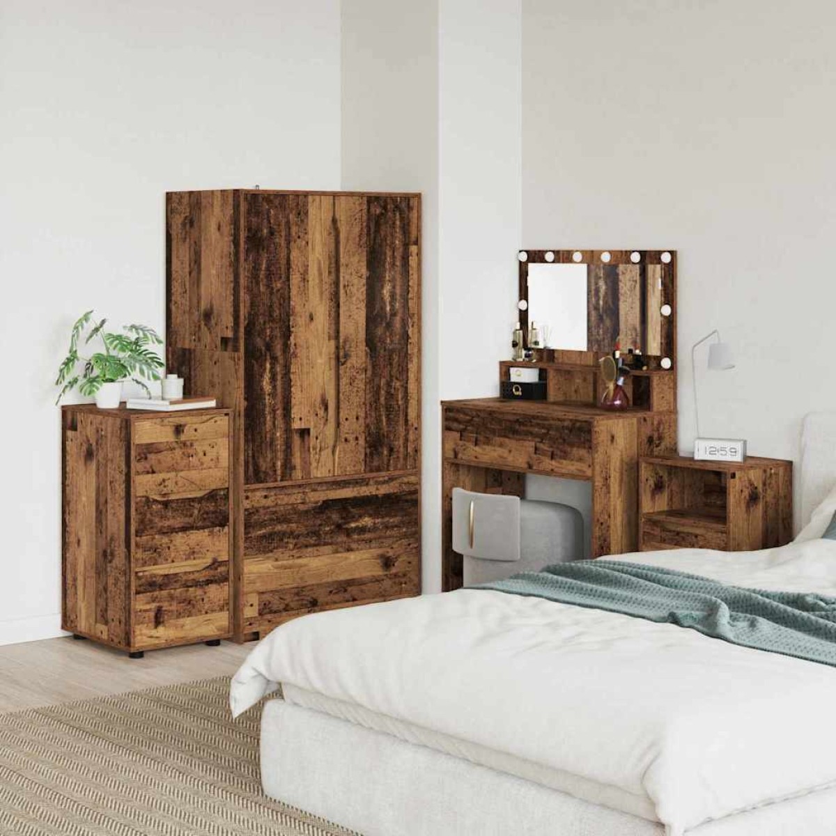 vidaXL Ντουλάπι αποθήκευσης 40 x 48 x 81 εκ Επεξεργασμένο Ξύλο