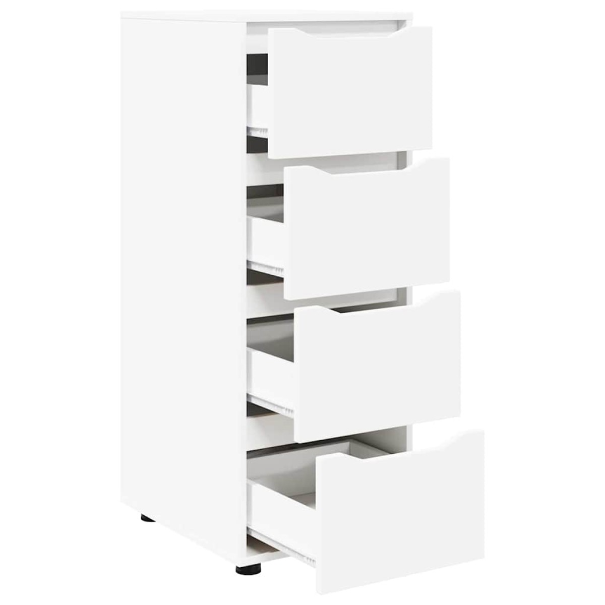 vidaXL Ντουλάπι αποθήκευσης 40 x 48 x 105 εκ Επεξεργασμένο Ξύλο Λευκό