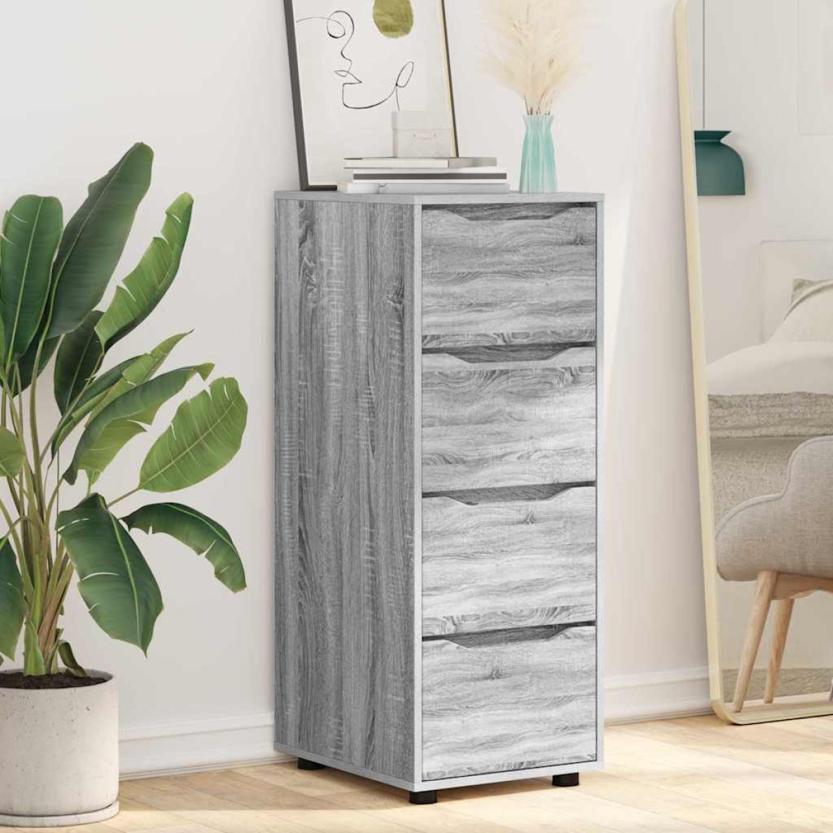 vidaXL Ντουλάπι αποθήκευσης 40 x 48 x 105 εκ Επεξεργασμένο Ξύλο