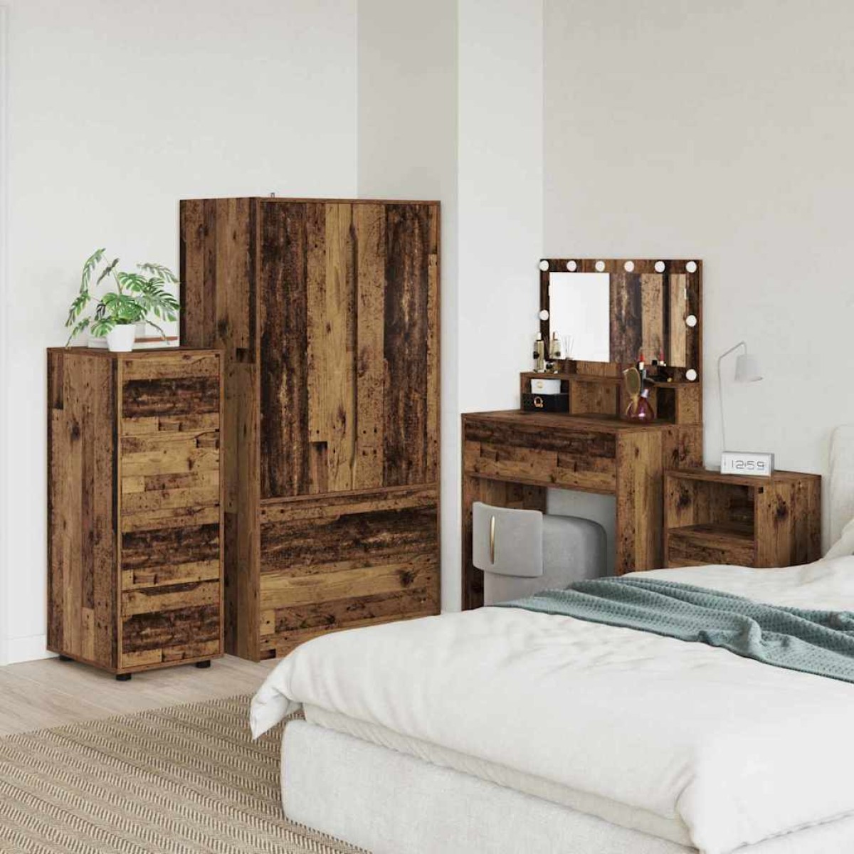 vidaXL Ντουλάπι αποθήκευσης 40 x 48 x 105 εκ Επεξεργασμένο Ξύλο