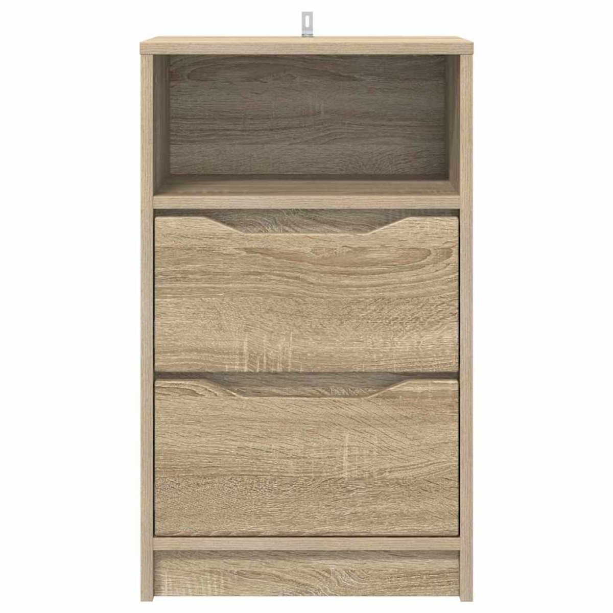 vidaXL Κομοδίνα 2 τεμ. Δρύς Sonoma 40 x 30 x 467 εκ Επεξεργασμένο Ξύλο