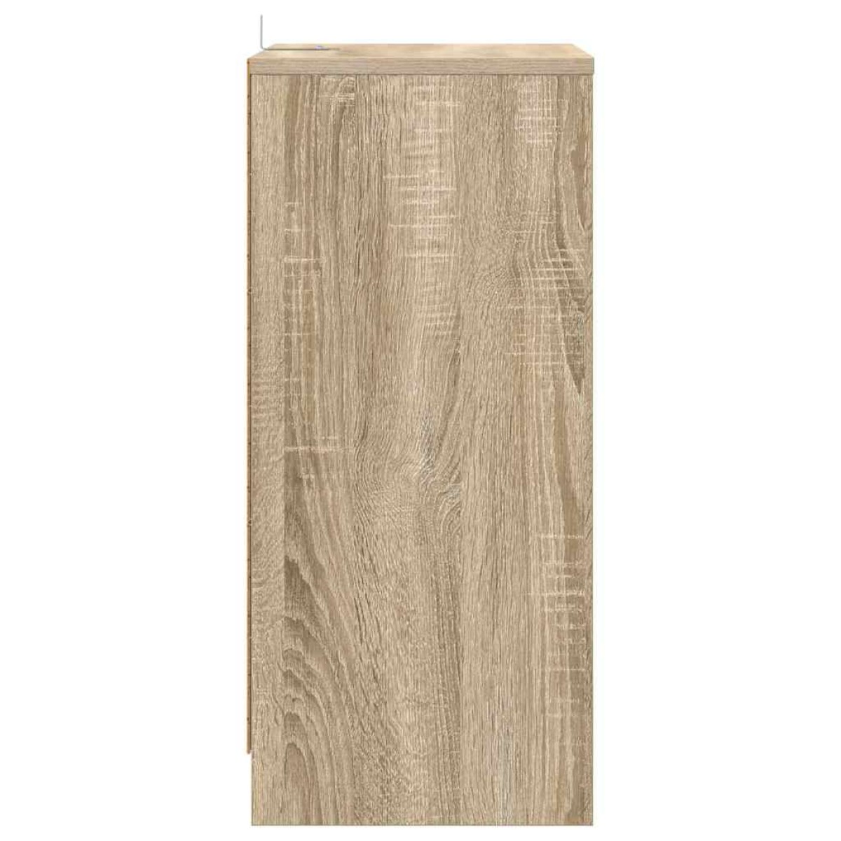 vidaXL Κομοδίνα 2 τεμ. Δρύς Sonoma 40 x 30 x 467 εκ Επεξεργασμένο Ξύλο