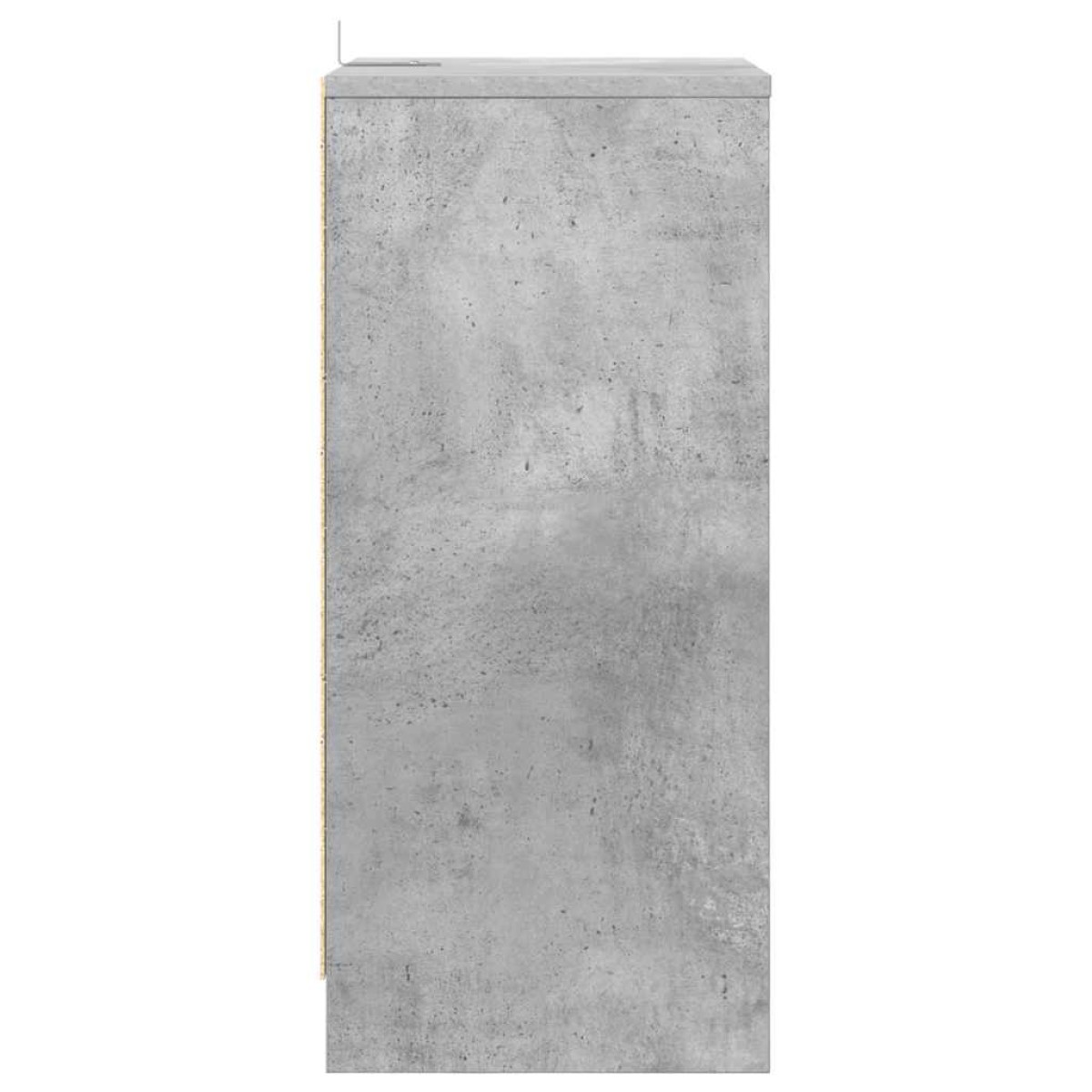 vidaXL Κομοδίνο Σκυρόδεμα Γκρι 40 x 30 x 467 εκ Επεξεργασμένο Ξύλο