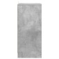 vidaXL Κομοδίνο Σκυρόδεμα Γκρι 40 x 30 x 467 εκ Επεξεργασμένο Ξύλο