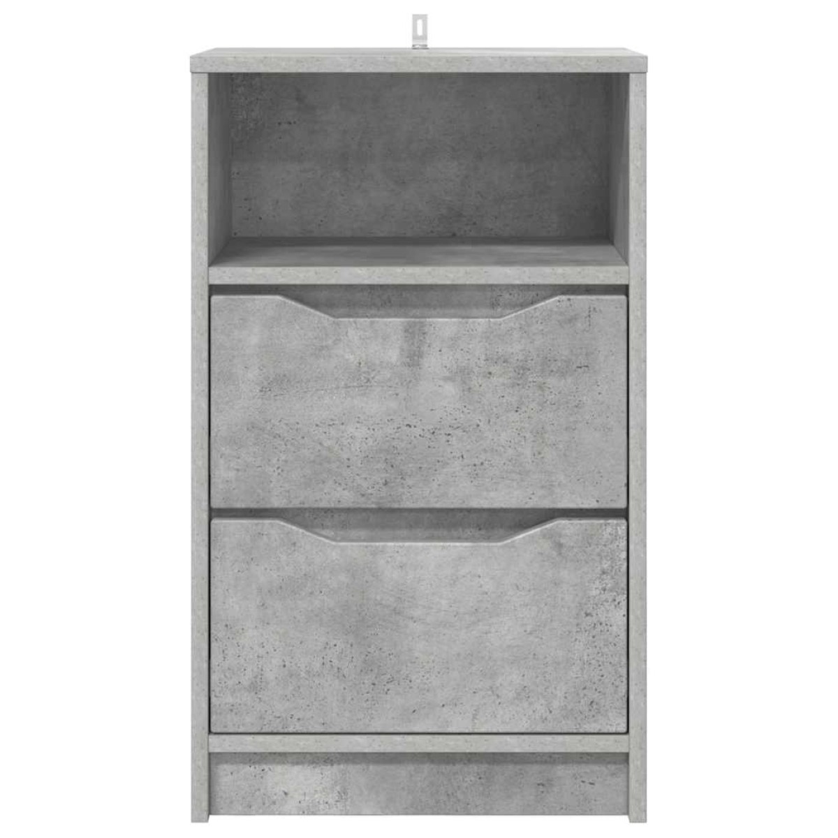 vidaXL Κομοδίνα 2 τεμ. Σκυρόδεμα Γκρι 40 x 30 x 467 εκ
