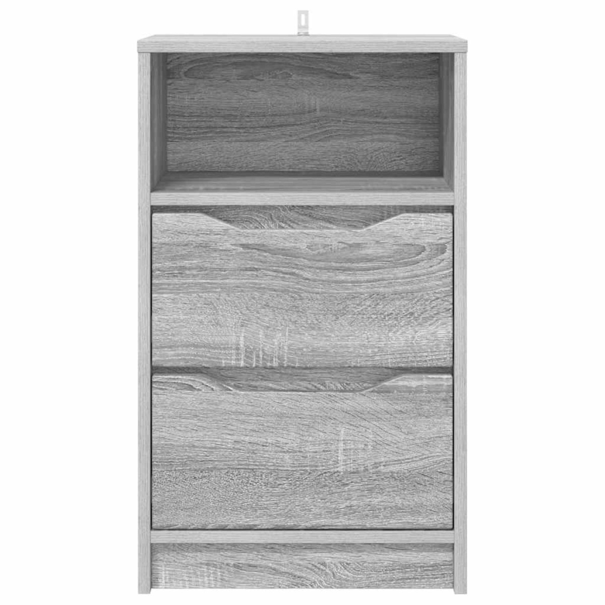 vidaXL Κομοδίνα 2 τεμ. Γκρίζο Σονομα 40 x 30 x 467 εκ