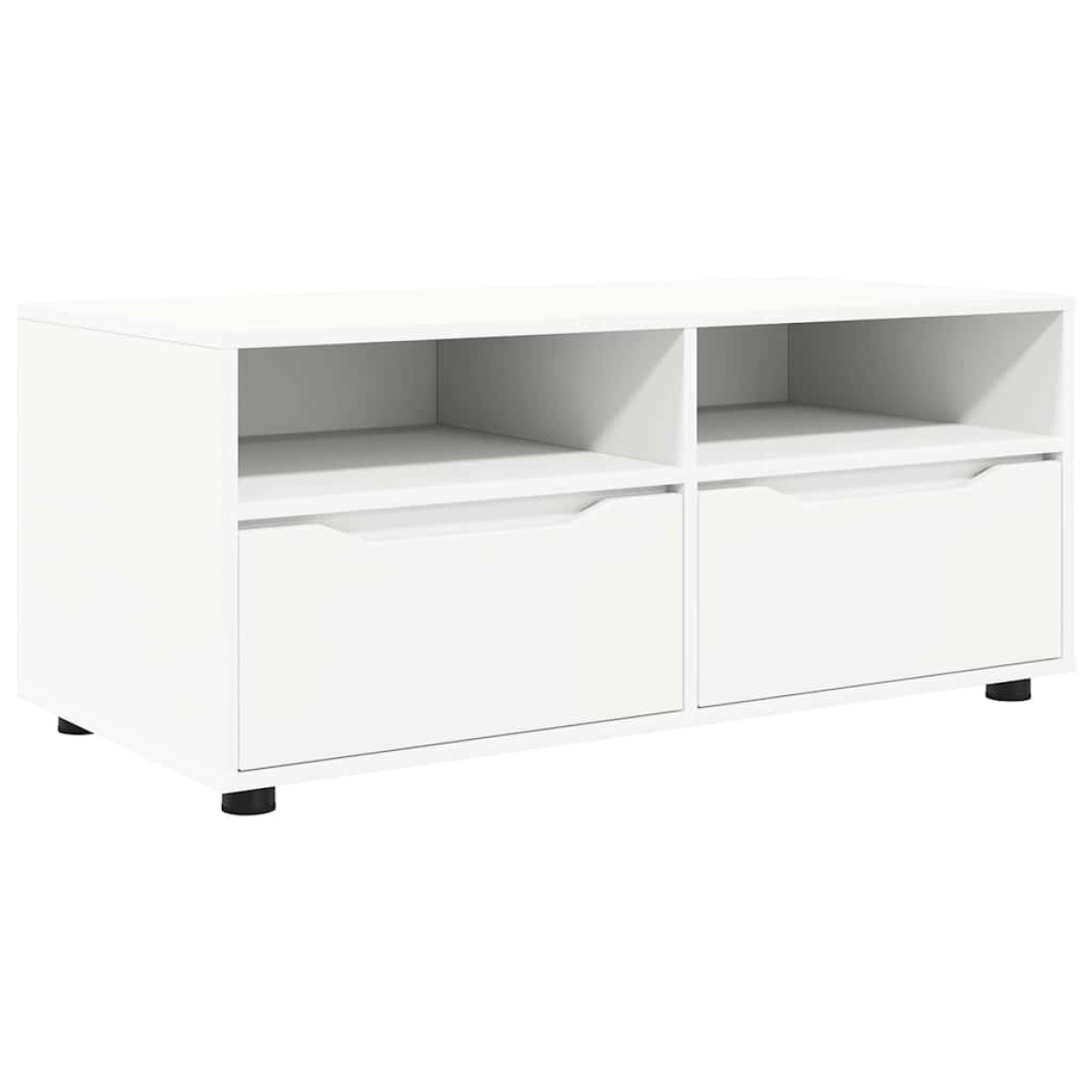 vidaXL Ντουλάπι TV 100 x 48 x 43 εκ. Λευκό Επεξεργασμένο Ξύλο