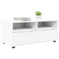 vidaXL Ντουλάπι TV 100 x 48 x 43 εκ. Λευκό Επεξεργασμένο Ξύλο