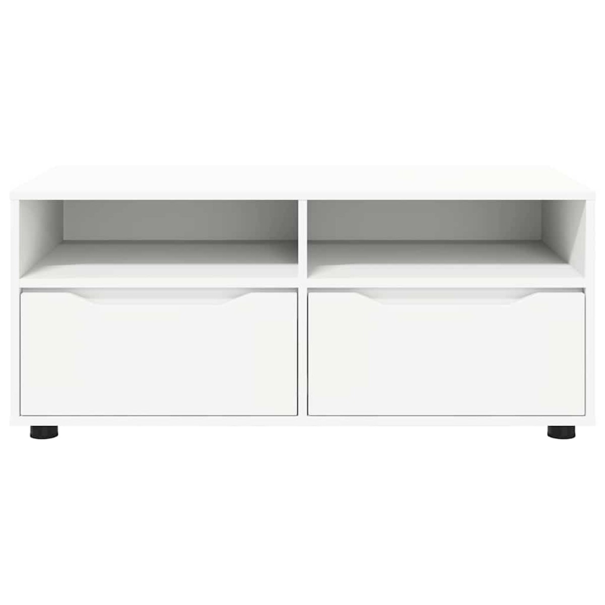 vidaXL Ντουλάπι TV 100 x 48 x 43 εκ. Λευκό Επεξεργασμένο Ξύλο