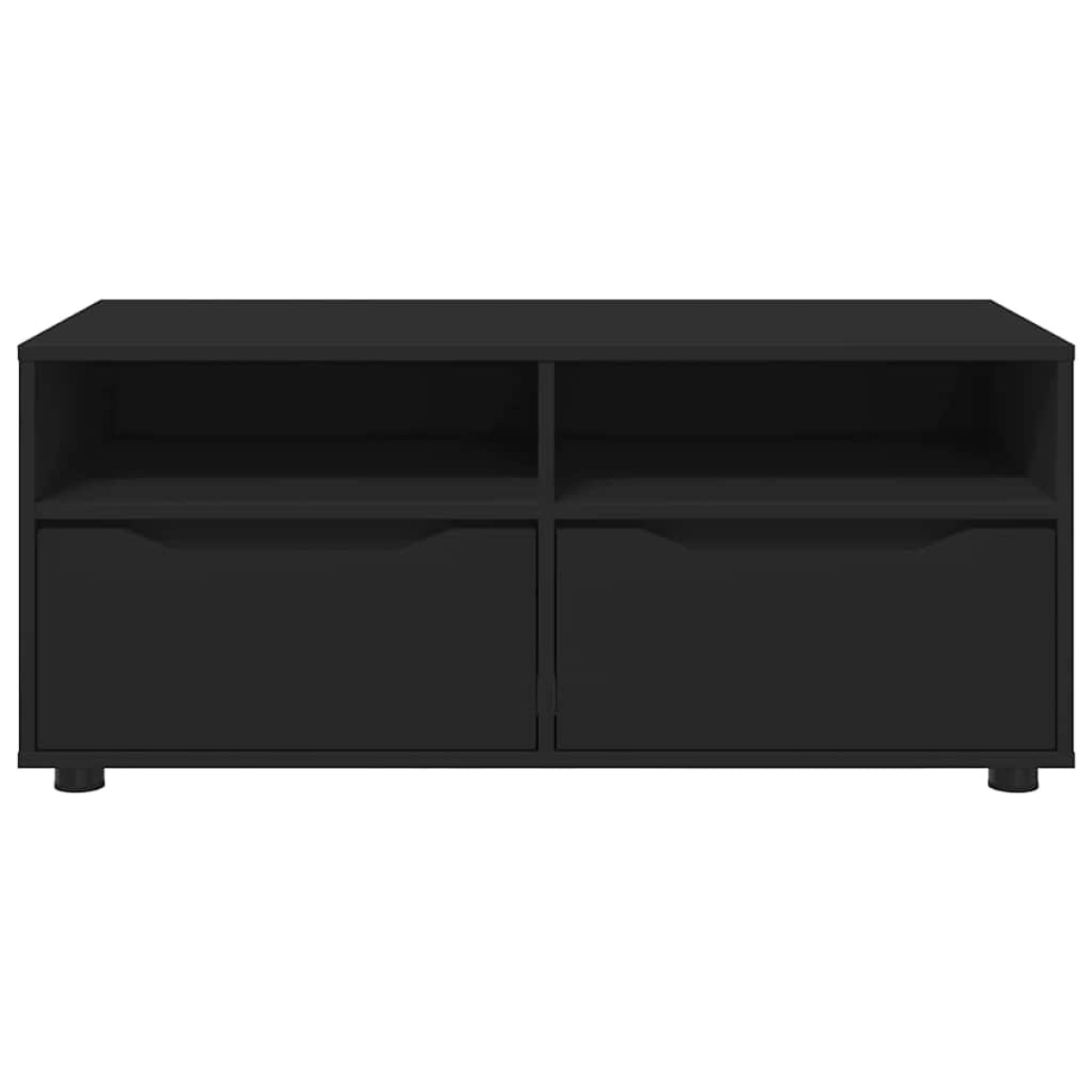 vidaXL Ντουλάπι TV 100 x 48 x 43 εκ. Μαύρο Επεξεργασμένο Ξύλο