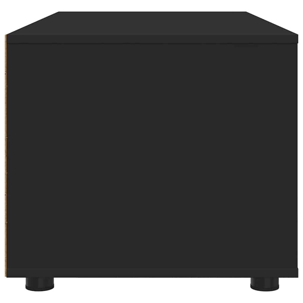 vidaXL Ντουλάπι TV 100 x 48 x 43 εκ. Μαύρο Επεξεργασμένο Ξύλο