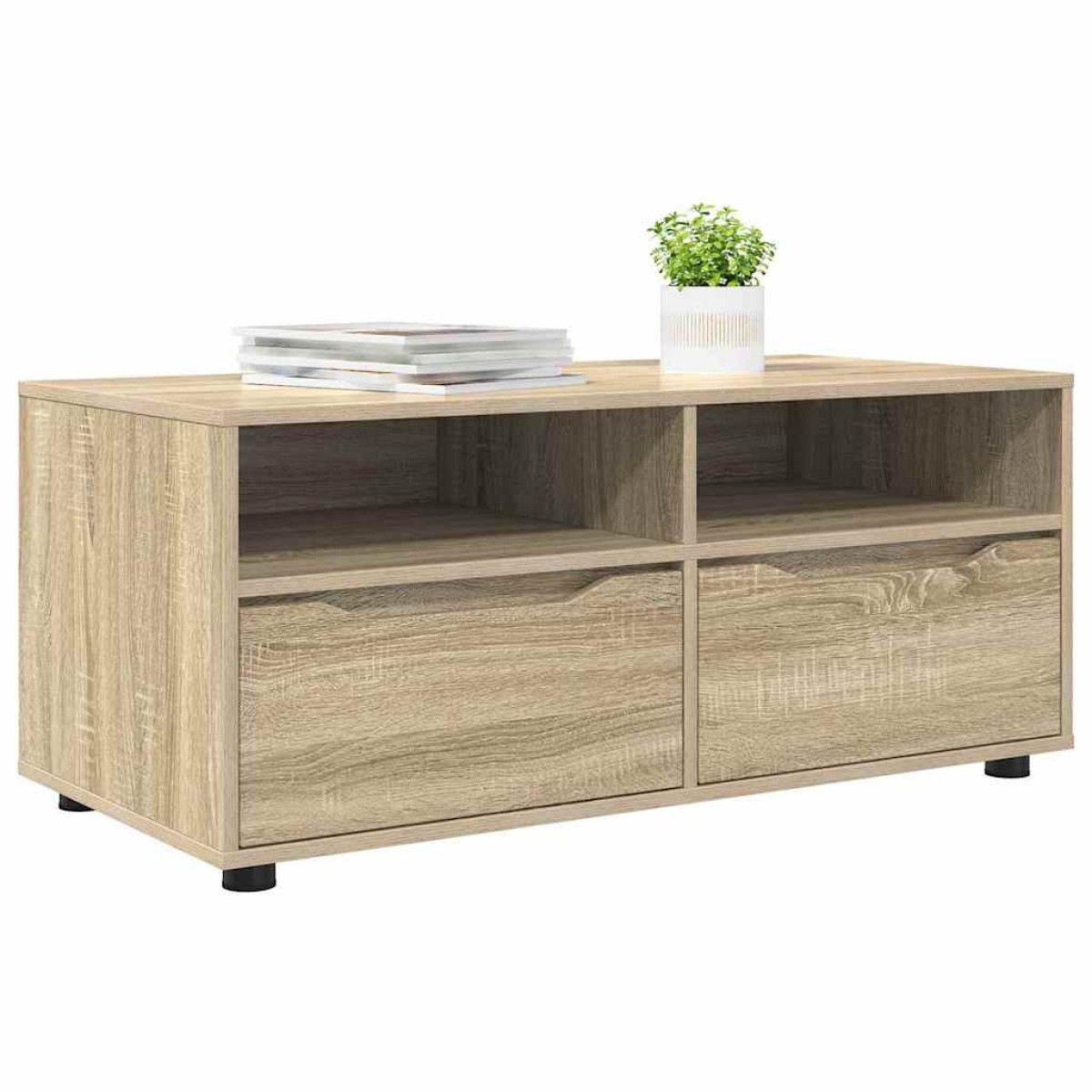 vidaXL Ντουλάπι TV 100 x 48 x 43 εκ. Δρύς Sonoma Επεξεργασμένο Ξύλο
