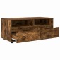 vidaXL Ντουλάπι TV 100 x 48 x 43 εκ. Καπνιστό Δρύς Επεξεργασμένο Ξύλο