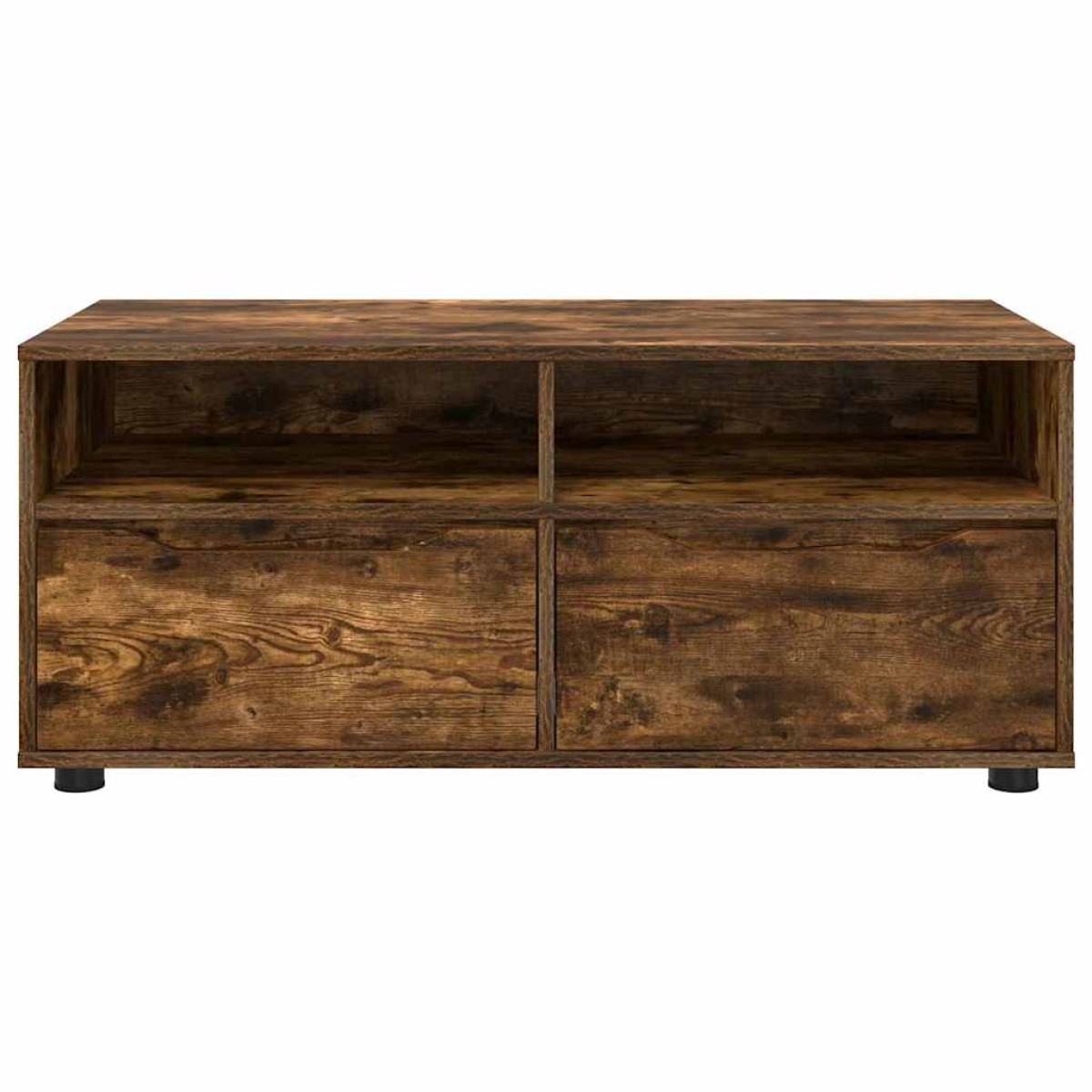 vidaXL Ντουλάπι TV 100 x 48 x 43 εκ. Καπνιστό Δρύς Επεξεργασμένο Ξύλο