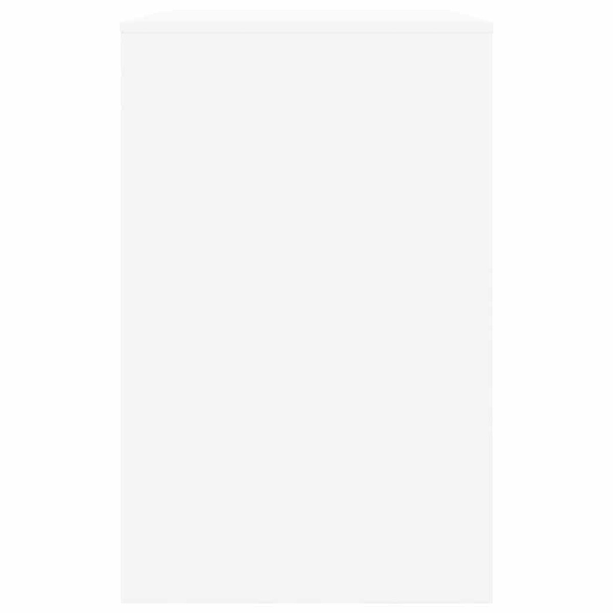 vidaXL Γραφείο Λευκός 100 x 50 x 78 εκ Μηχανικά επεξεργασμένο ξύλο