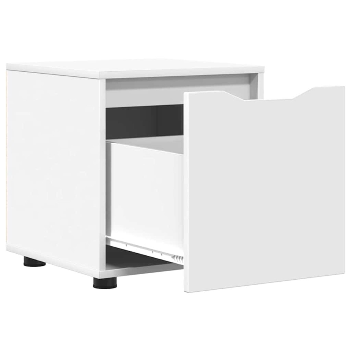 vidaXL Ντουλάπι Μπάνιου 40,5 x 40 x 44 εκ Επεξεργασμένο Ξύλο Λευκό