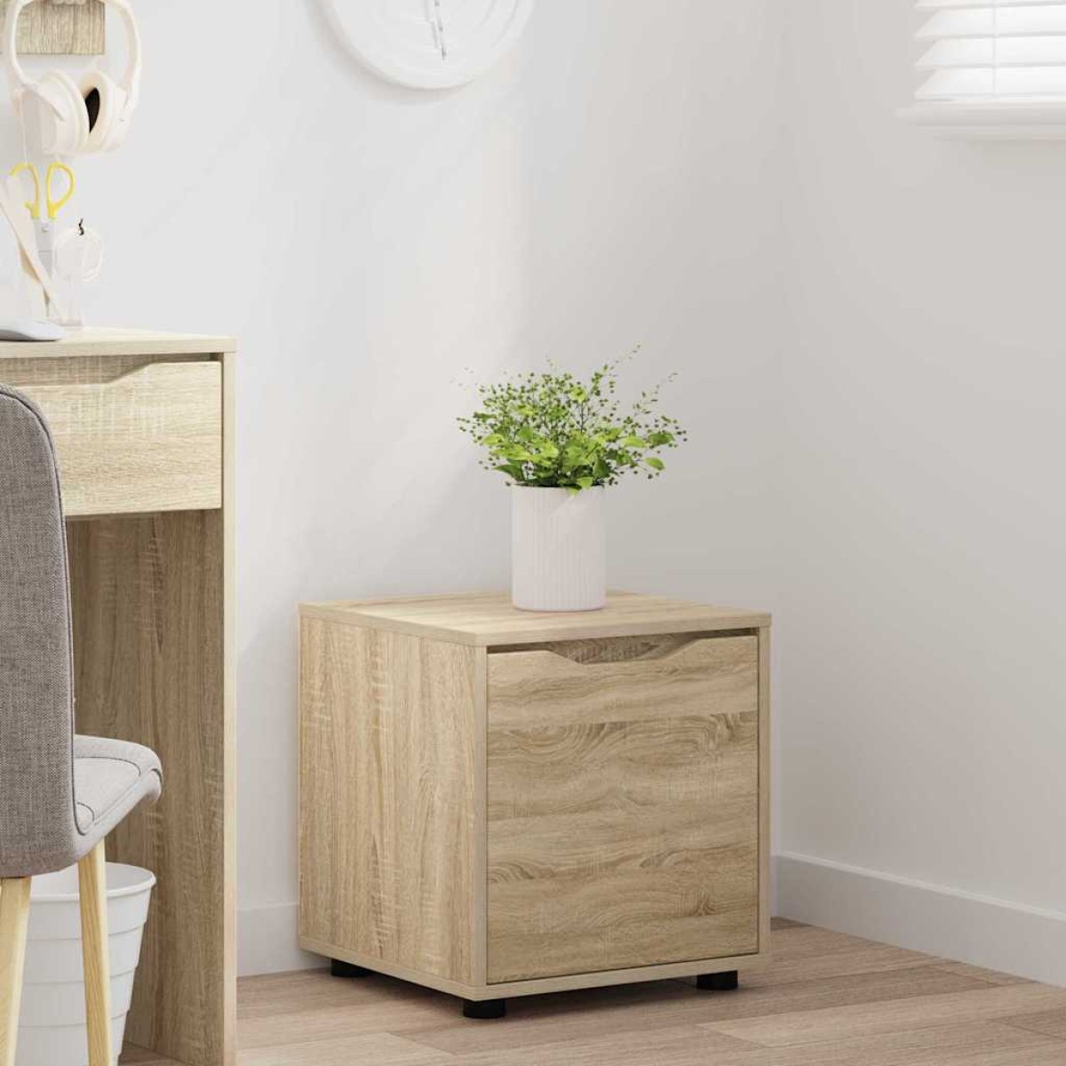 vidaXL Ντουλάπι Μπάνιου 40,5 x 40 x 44 εκ Επεξεργασμένο Ξύλο